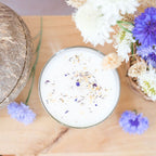 Bougie parfumée artisanale cire végétale - Eau de coco