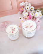 Bougie parfumée artisanale cire végétale - Fleur de cerisier