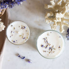 Bougie parfumée artisanale cire végétale - Fleur sauvage & Air marin