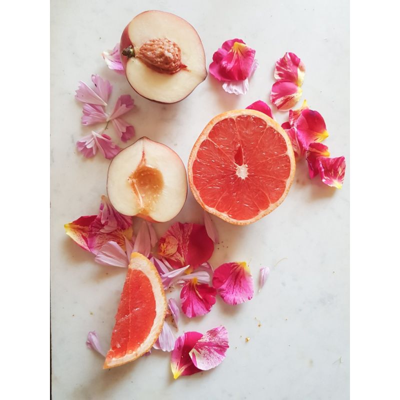 Bougie parfumée artisanale cire végétale - Pivoine nectarine