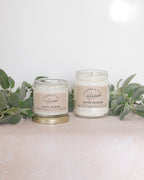 Bougie parfumée artisanale cire végétale - Sauge fraiche