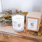 Bougie parfumée artisanale cire végétale - Mimosa