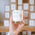 Handcrafted vegetable wax scented candle - Lily of the Valley