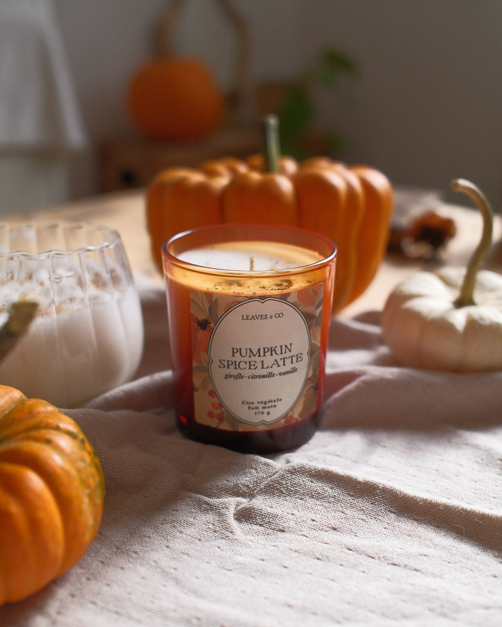 Bougie parfumée edition limitée - Pumpkin spice latte