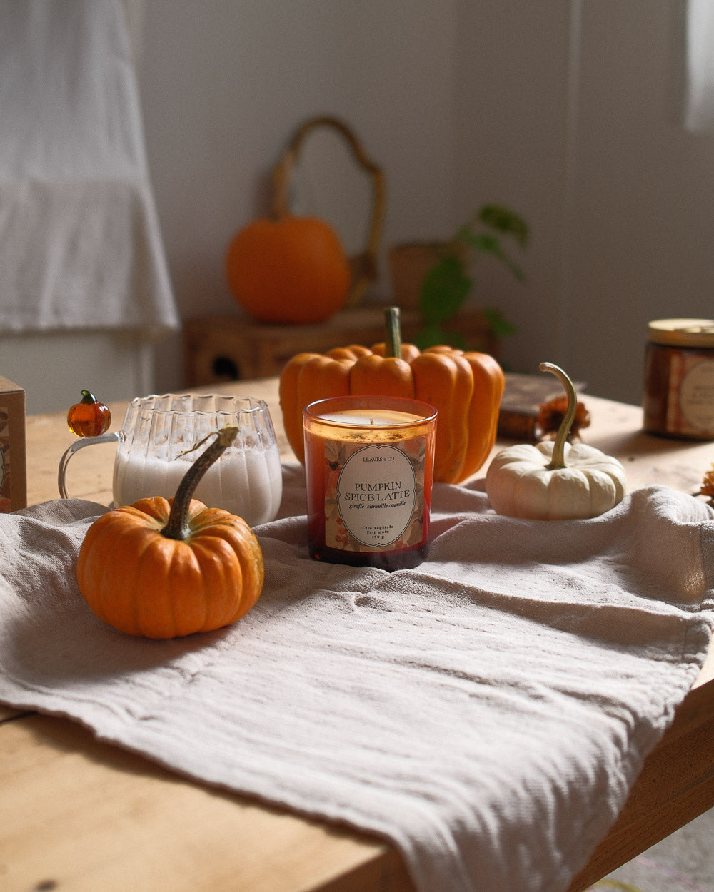 Bougie parfumée edition limitée - Pumpkin spice latte