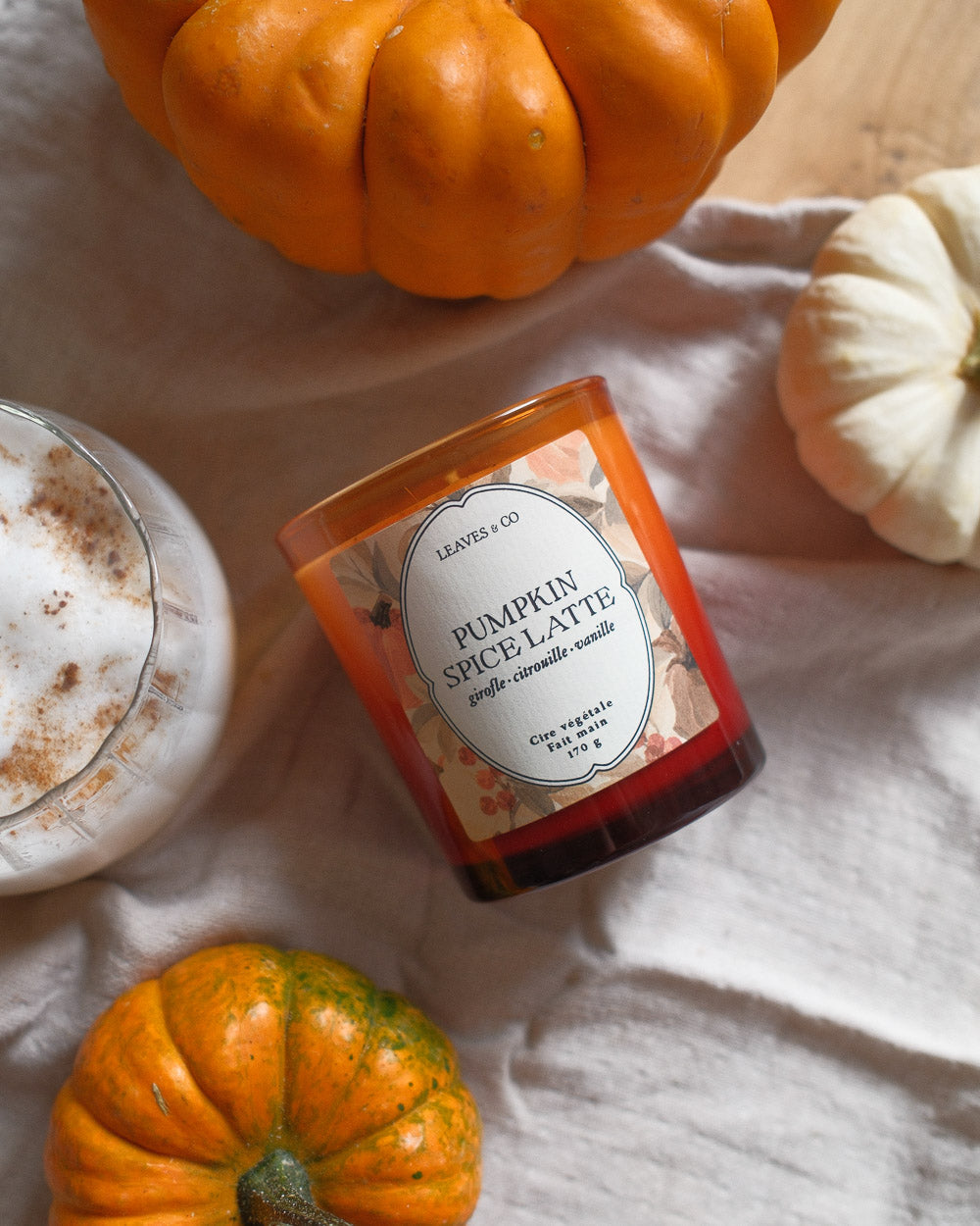 Bougie parfumée edition limitée - Pumpkin spice latte