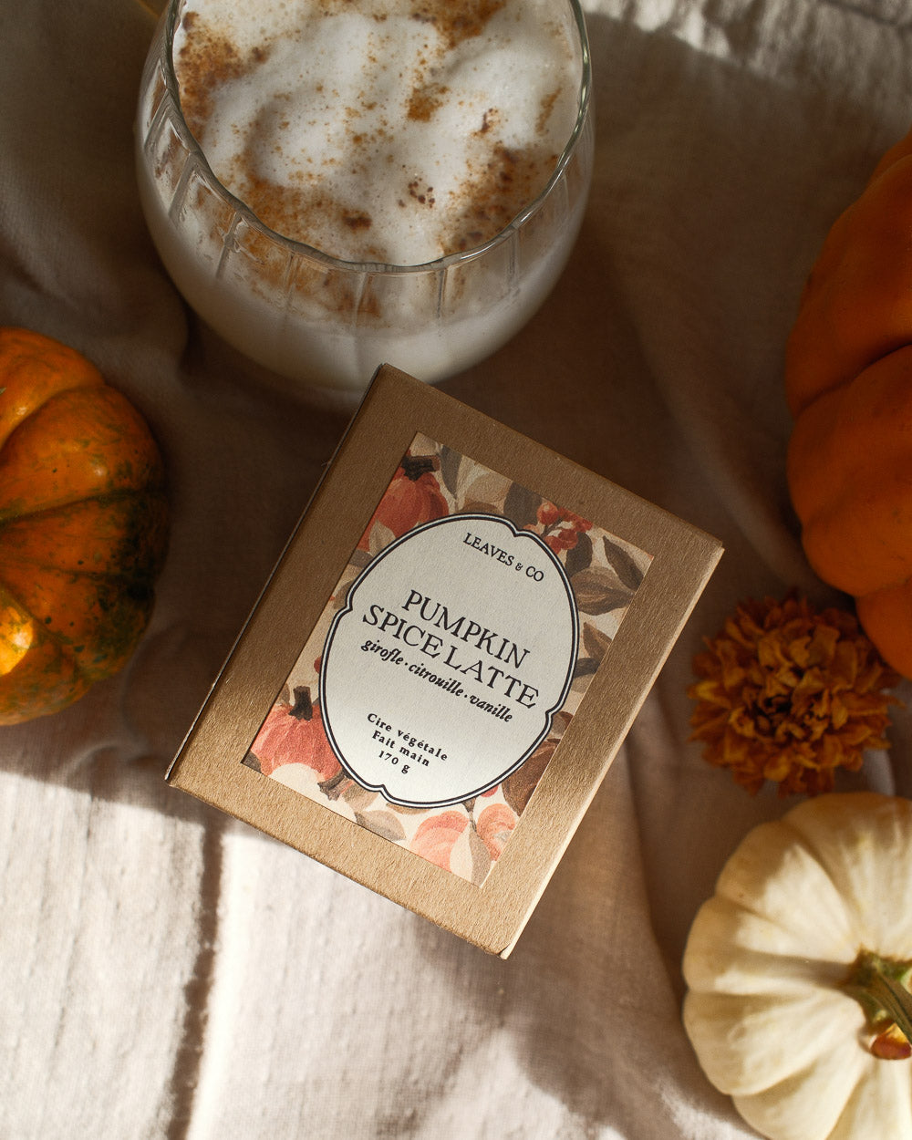 Bougie parfumée edition limitée - Pumpkin spice latte