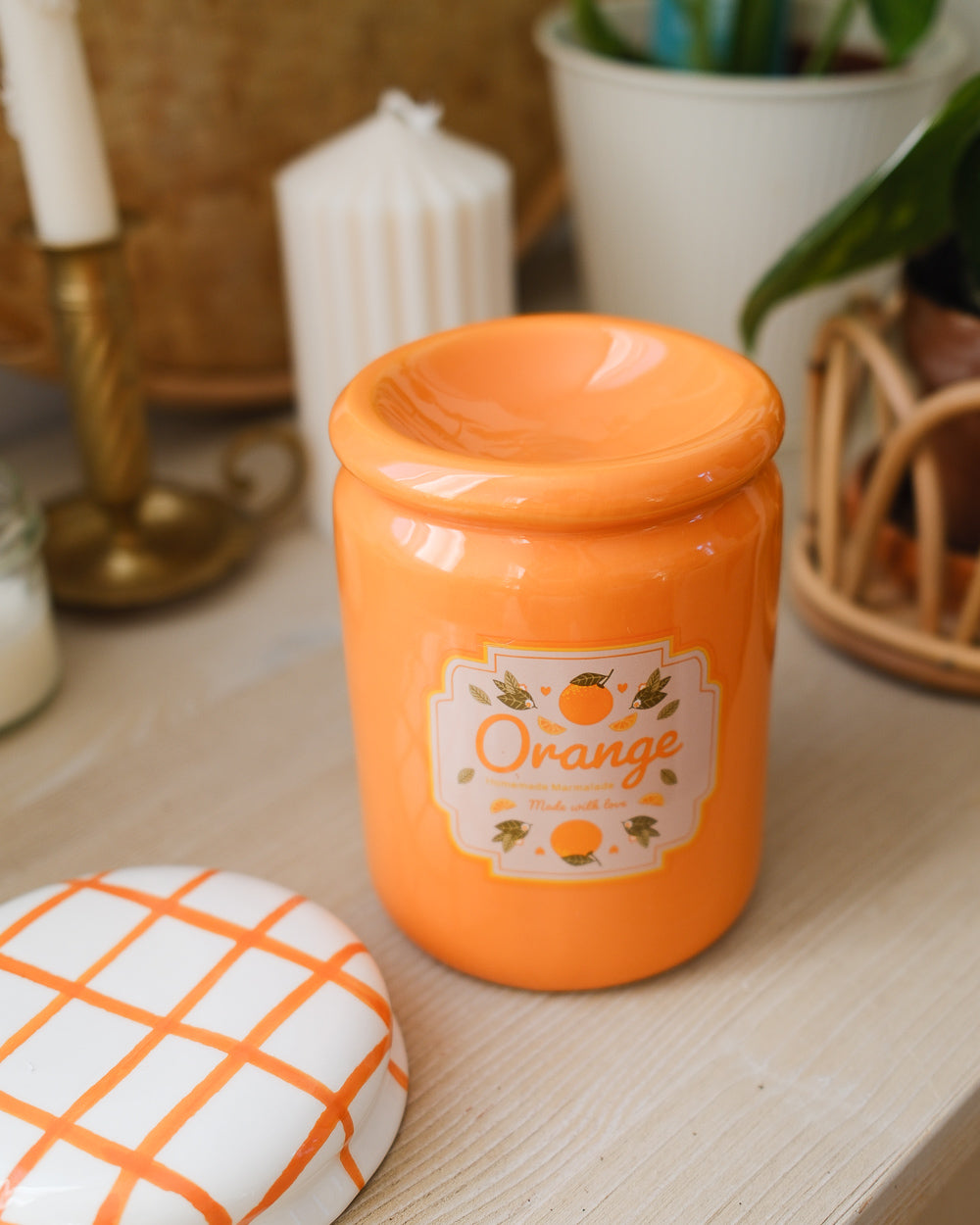 Incense Burner - Orange Jam