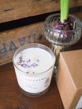 Handcrafted scented candle with vegetable wax - Hyacinth