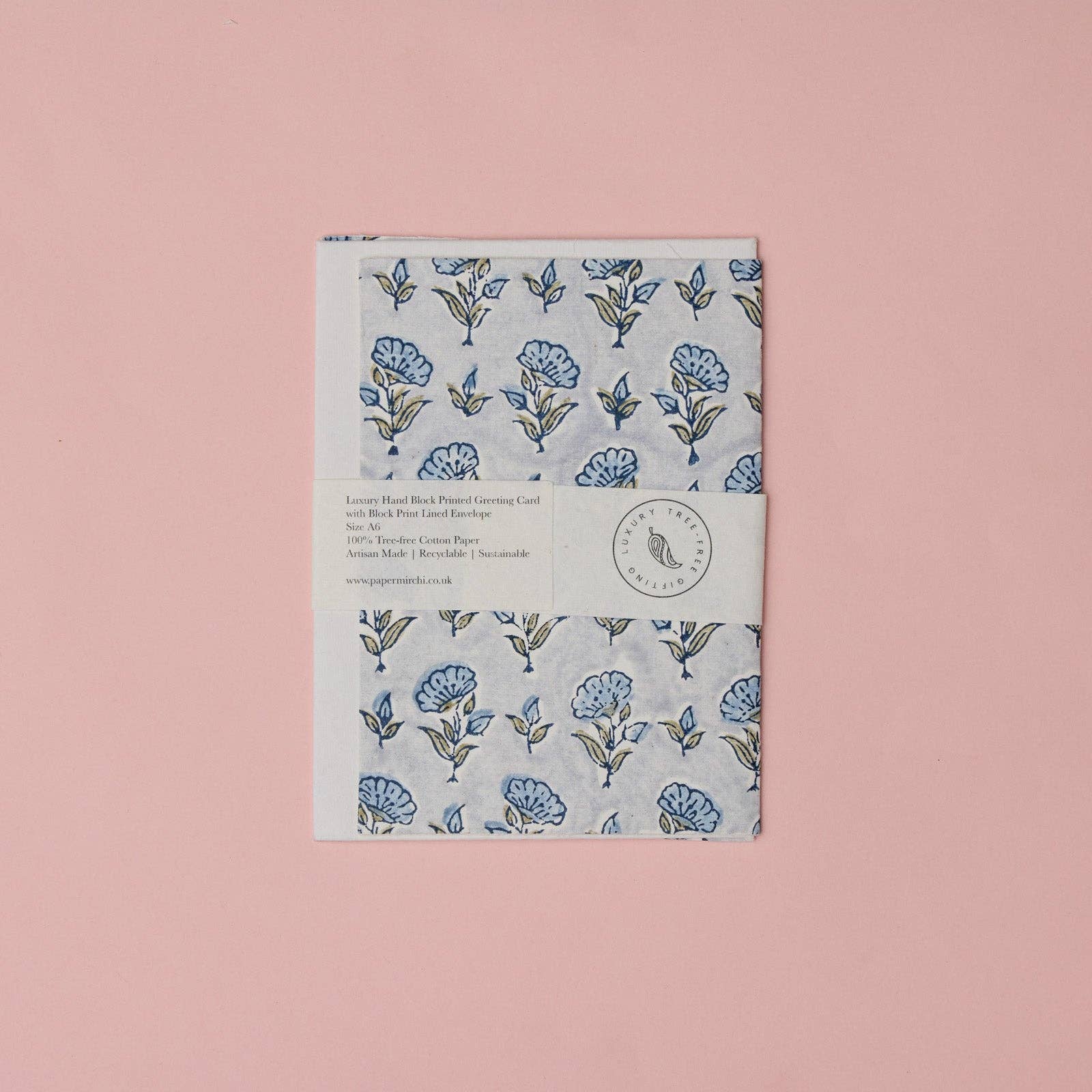 Carte fleurie – Jardin bleu