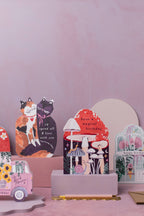 Carte d’anniversaire champignon | Carte Champignons magiques