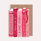 Carte Histoire d'amour | Cartes d'anniversaire pour amoureux des livres
