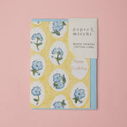 Carte d’anniversaire – Fleurs bleues