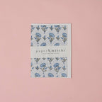 Carte fleurie – Jardin bleu