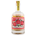 Bouteille d'allumettes - Timbre fleurie