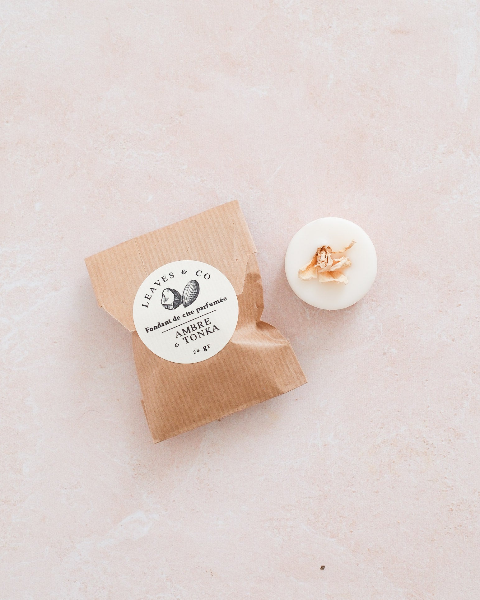 Fondant de cire parfumée - Ambre tonka