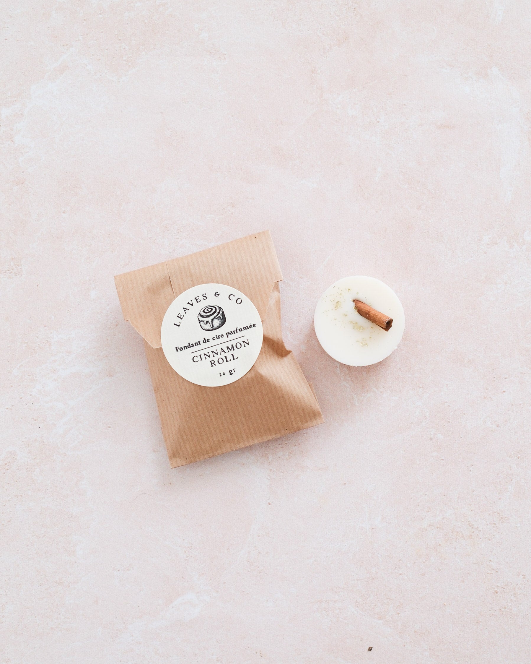 Fondant de cire parfumée - Cinnamon roll