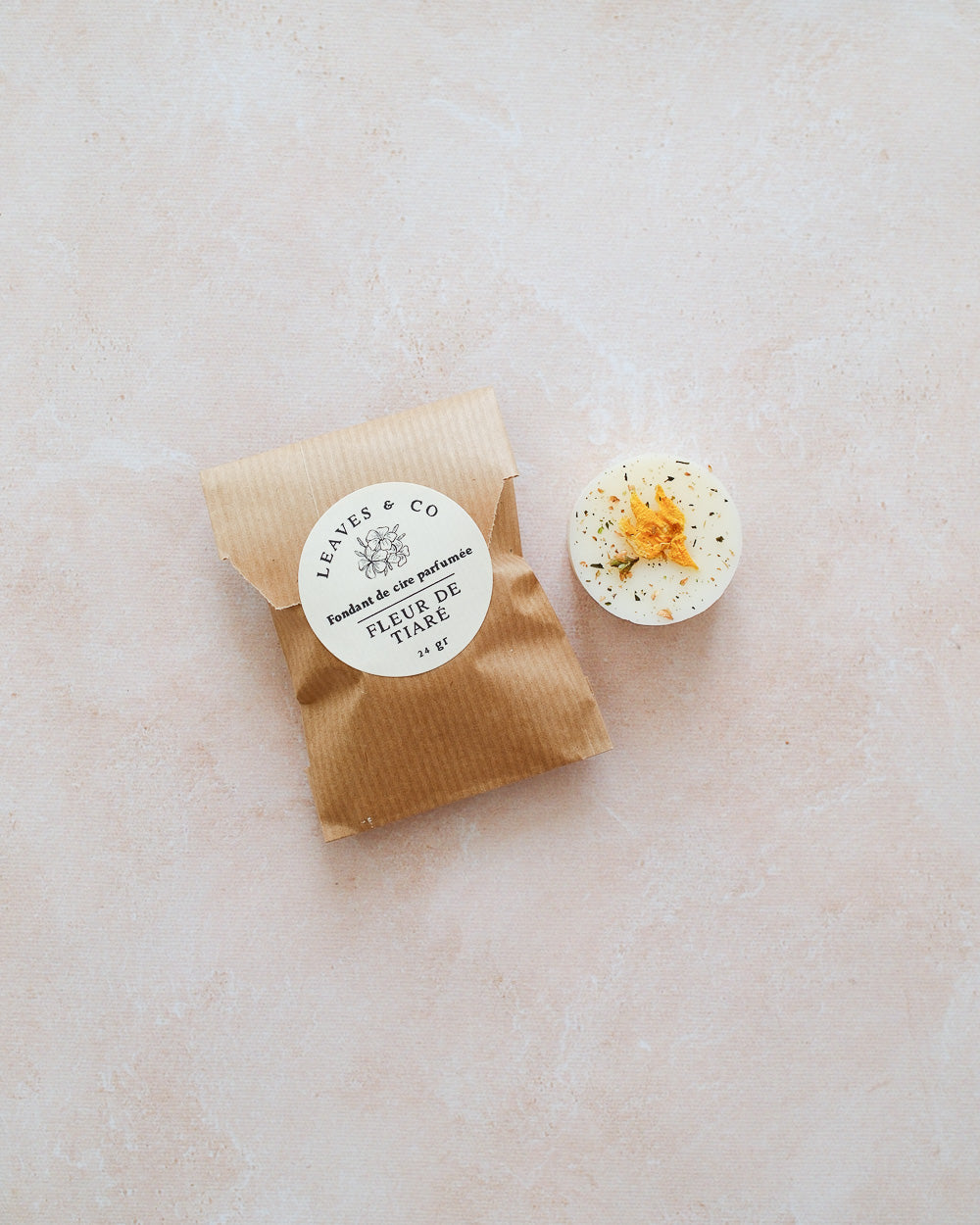 Fondant de cire parfumée - Fleur de tiaré