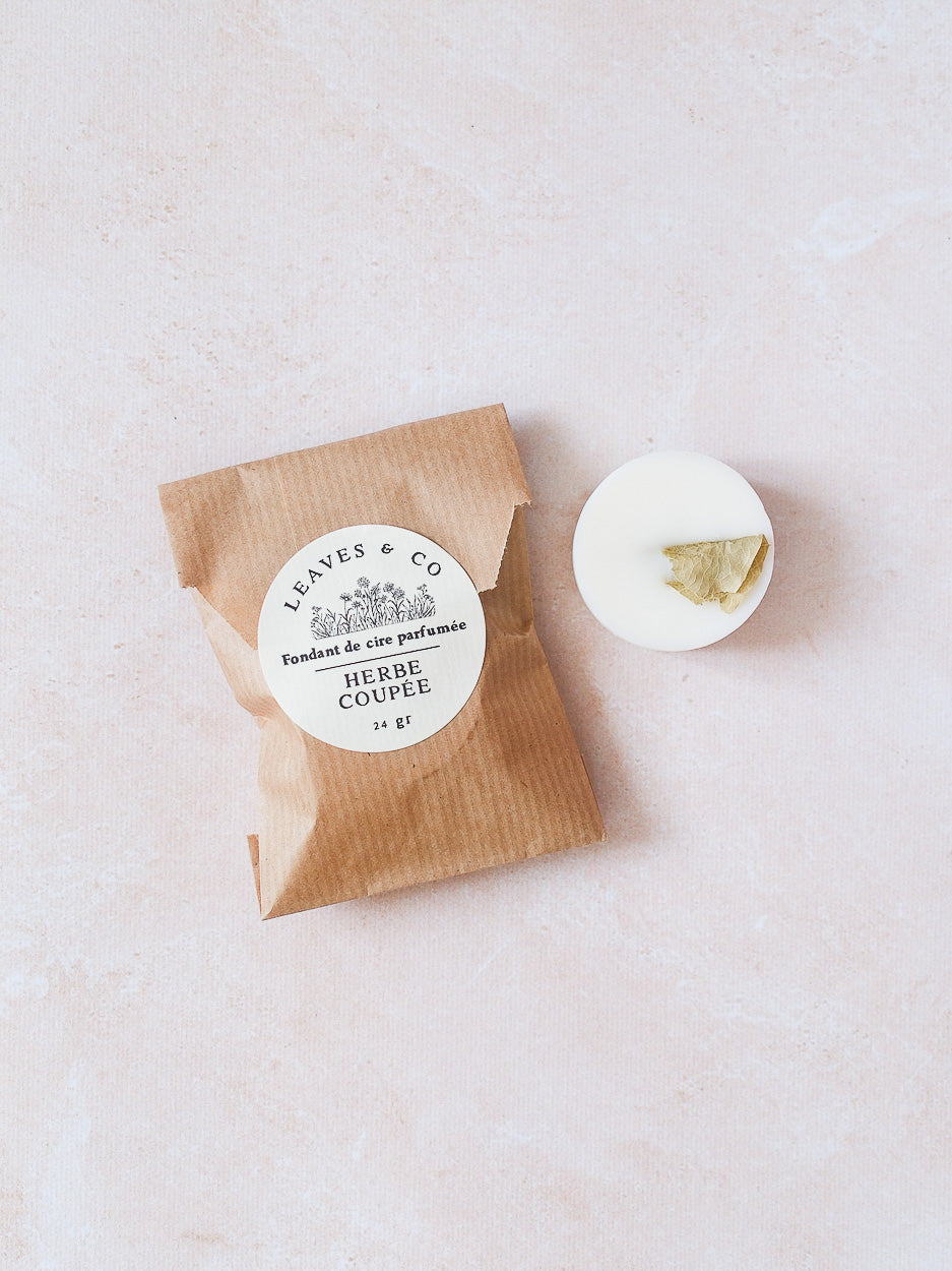 Herbe coupée Fondant de cire parfumée