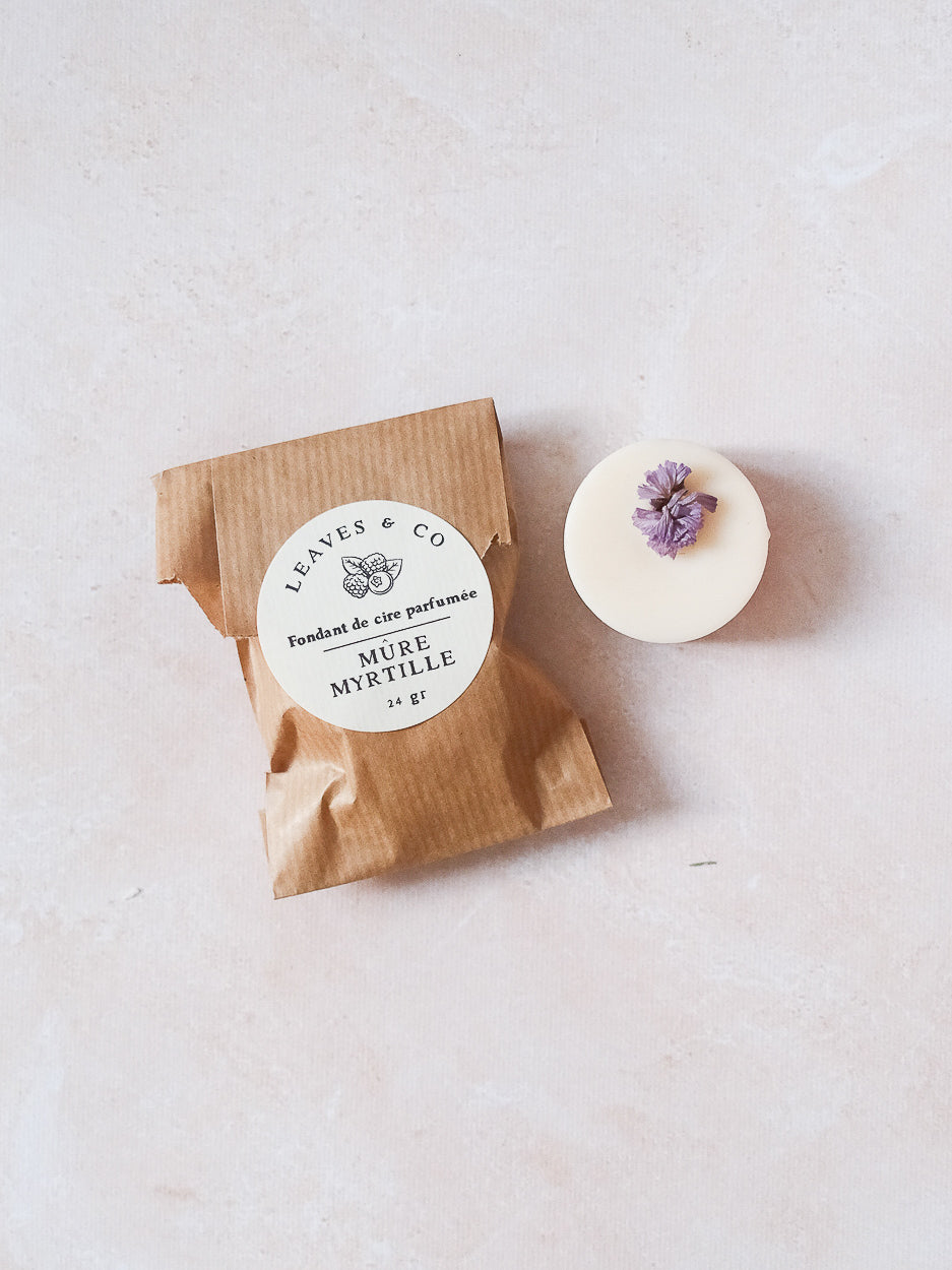 Fondant de cire parfumée - Mûre Myrtille