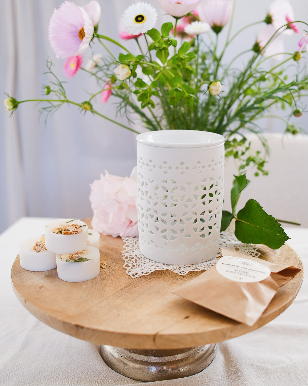 Fondant de cire parfumée - Rose ancienne