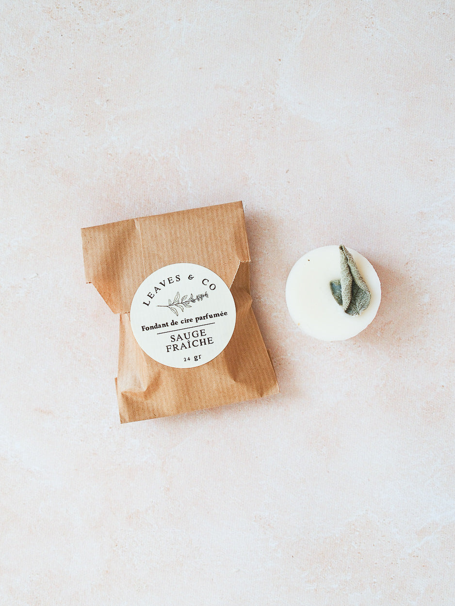 Sauge fraiche Fondant de cire parfumée - Pro