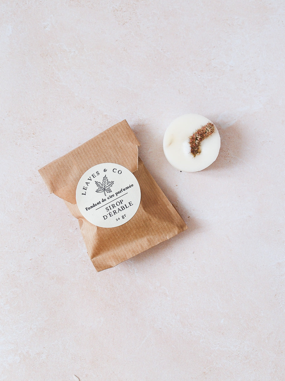 Fondant de cire parfumée - Sirop d'érable