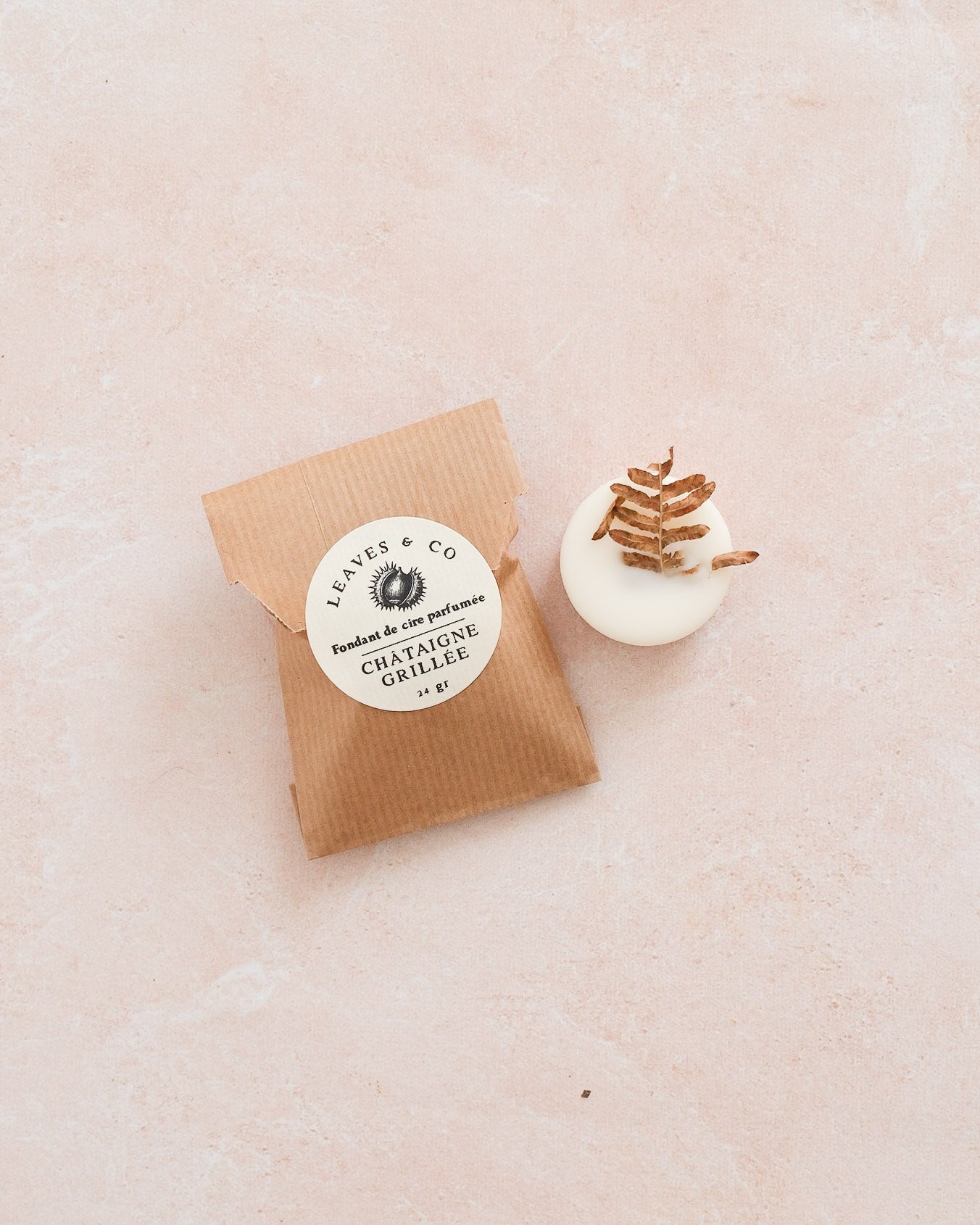 Fondant de cire parfumée - Chataigne grillée