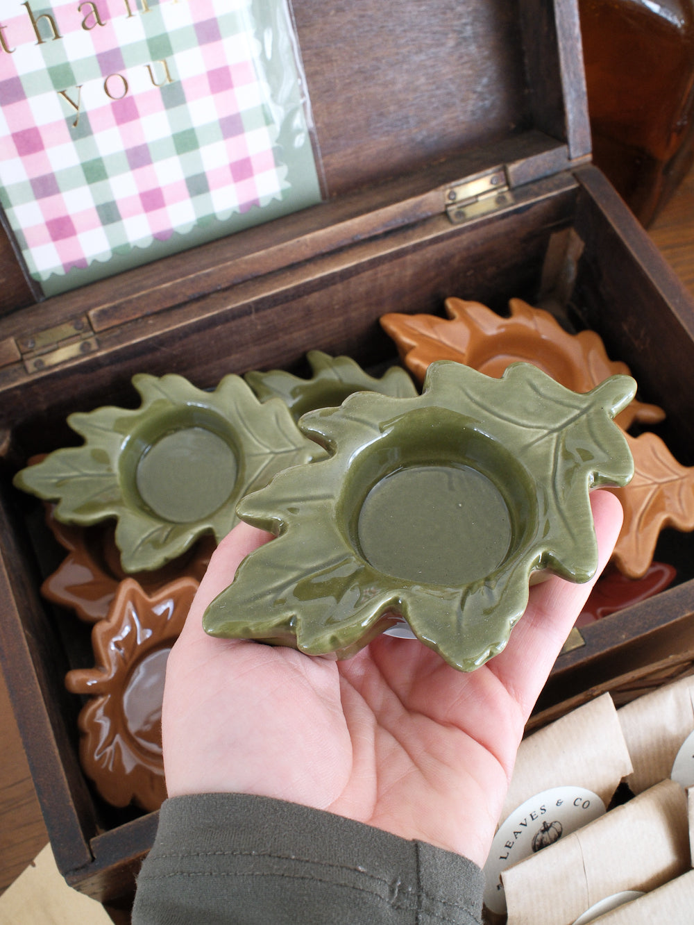 Coffret automnal - Bougie et fondants