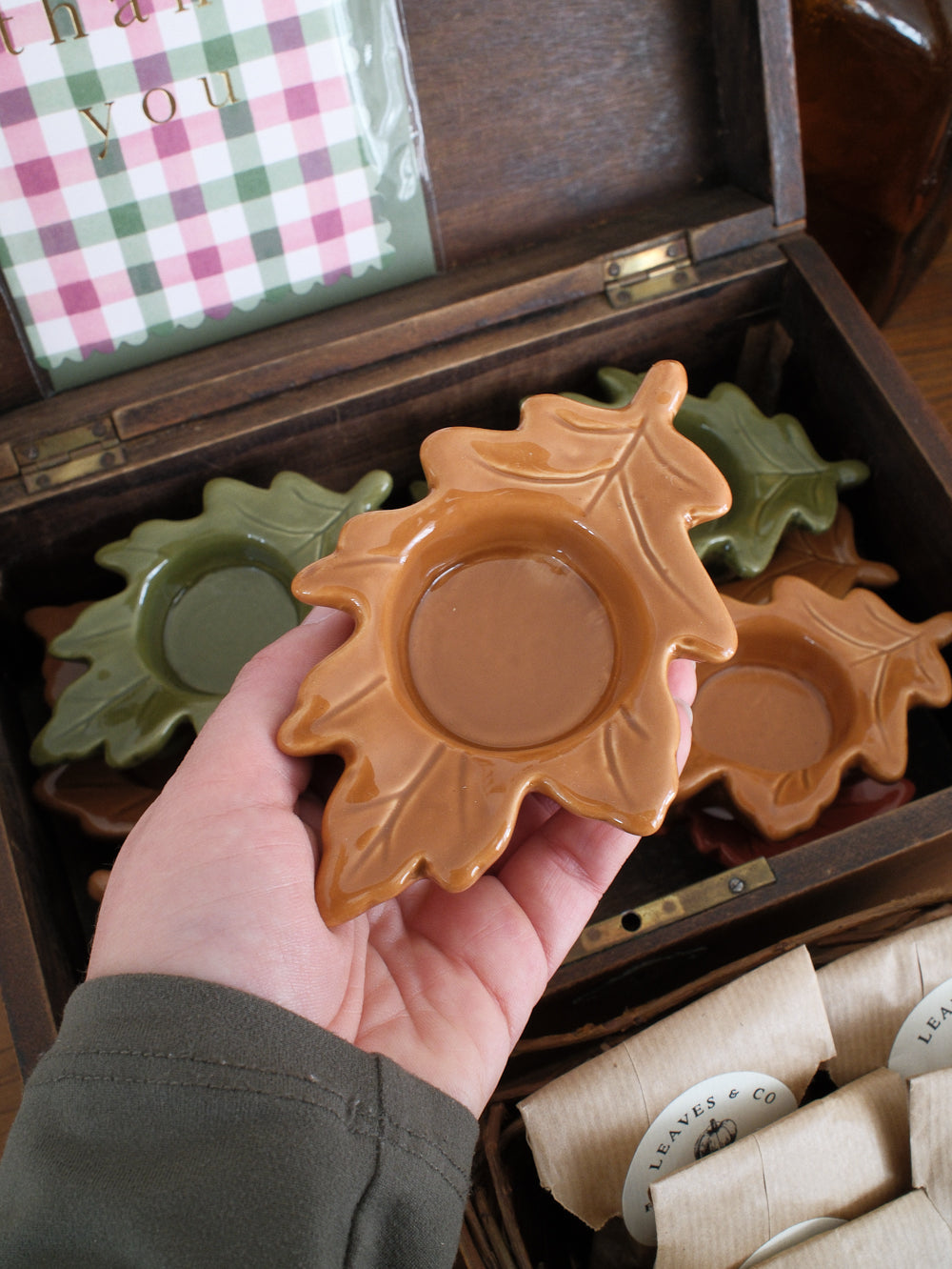Coffret automnal - Bougie et fondants